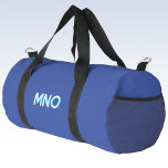 Modern Drop Shadow Monogram Initialen Blauw Plunjezak<br><div class="desc">Modern minimalistisch monogram initiaal ontwerp dat kan worden gewijzigd om te personaliseren. Wit op een diepblauwe achtergrond met een heldere turquoise blauwe 3D-effect slagschaduw. Val op van de menigte met dit oogstrelende stijlvolle gepersonaliseerde ontwerp.</div>