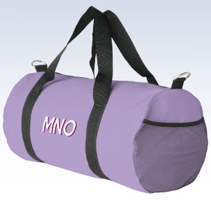 Modern Drop Shadow Monogram Initialen Lila Plunjezak