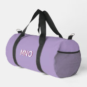 Modern Drop Shadow Monogram Initialen Lila Plunjezak (Rechterhoek)