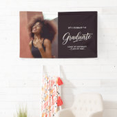 Modern Dual-Sided Photo Graduation Party Spandoek (Insitu)