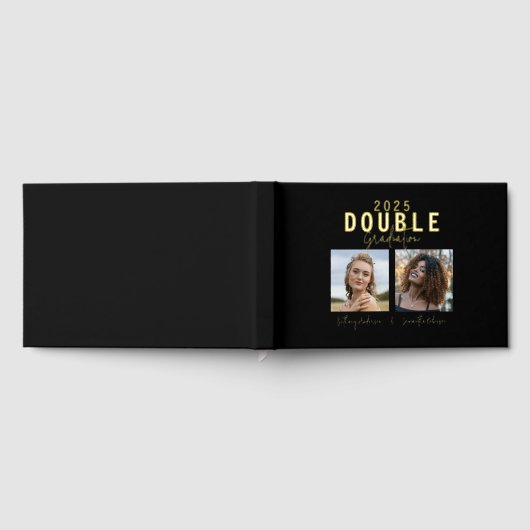 Modern Dubbel Celebration Afstuderen Gastenboek (Volledig)