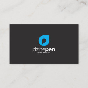 modern dubbelzijdig visitekaartje