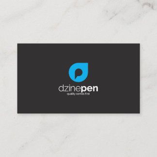 modern dubbelzijdig visitekaartje