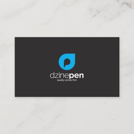 modern dubbelzijdig visitekaartje (Voorkant)