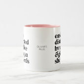 Modern Duits Herder Custom Tweekleurige Koffiemok (Center)