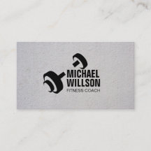 Modern Dumbbell Logo Personal Trainer