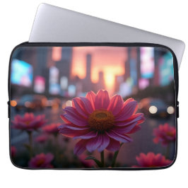 Modern Dusk Daisies 13' Laptop Sleeve