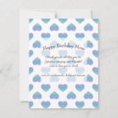 Modern Dusty Blue 8 Foto Collage Beste Mam ooit (Achterkant)