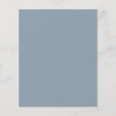 Modern Dusty Blue Budget Weddenation (Achterkant)