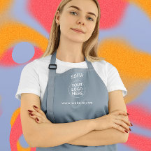 Modern Dusty Blue Business Logo & Tekst Promo