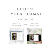 Modern Dusty Blue Cross Boy Foto Eerste Communie Kaart