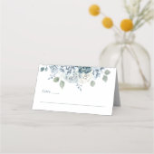 Modern Dusty Blue Plaatskaartje (Voorkant)