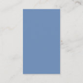 Modern Dusty Blue Ribbon Boeken voor Baby Kaart (Achterkant)