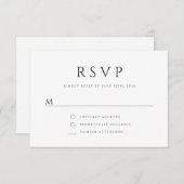 Modern Dusty Blue Script Cross Boy Doop RSVP Kaartje (Voorkant / Achterkant)