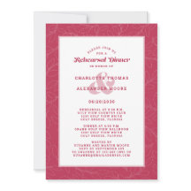 Modern Dusty Blue White Wedding Rehearsal Dinner I