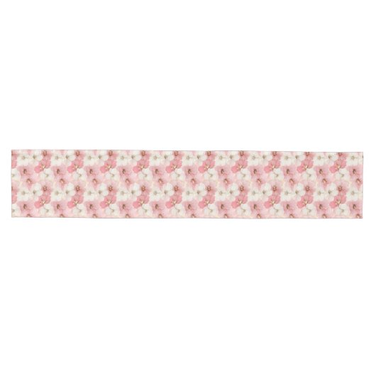 Modern dusty pink and gold wedding table runner medium tafelloper (Horizontaal)