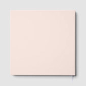Modern | dusty pink | bold names  guest book gastenboek (Achterkant)