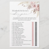 Modern Dusty Roos Blush Vrijgezellenfeest Schoensp (Voorkant)