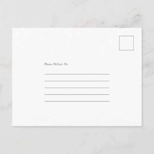 Modern Dusty Roos Pink Florals Save the Date Aankondigingskaart (Achterkant)