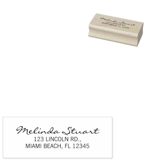 Modern e-mailadres rubberstempel (Gestempeld)