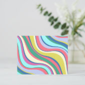 Modern Eames Waves 2 Briefkaart (Staand voorkant)