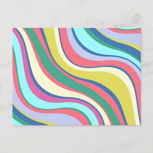 Modern Eames Waves 2 Briefkaart (Voorkant)