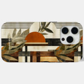 Modern Earth Botanical - Abstract minimalistisch Case-Mate iPhone Case (Achterkant (horizontaal))