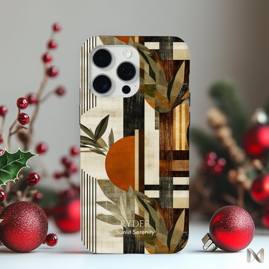 Modern Earth Botanical - Abstract minimalistisch Case-Mate iPhone Case