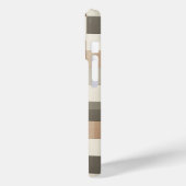 Modern Earth Tone Geometric Phone Case - Neutral  (Achterkant / Links)