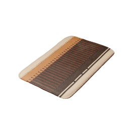 Modern Earth Tone – Minimalist Bathroom Décor Badmat