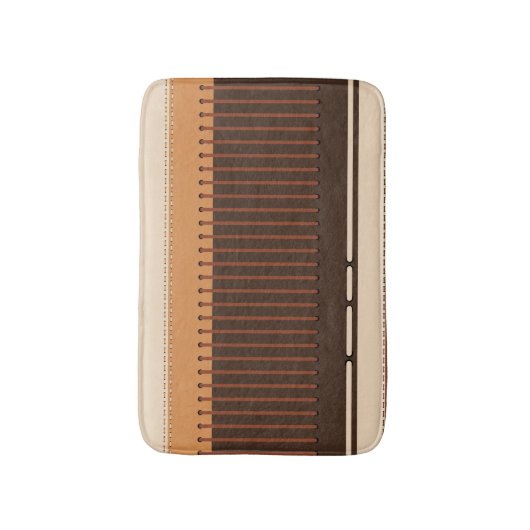 Modern Earth Tone – Minimalist Bathroom Décor Badmat (Voorkant Verticaal)