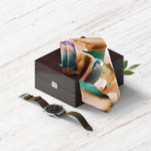 Modern Earth Tones Abstract Terracotta Brown Stropdas