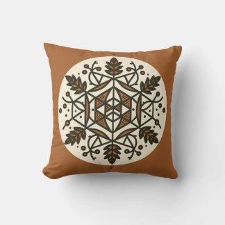 Modern Earth Tones Sierkussen | Rustic Autumn St