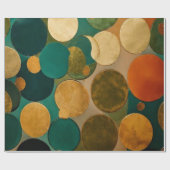 Modern Earthy Abstract  Cadeaupapier (Vlak)