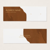 Modern Earthy Boho Earring Display Kaart (Voorkant /achterkant)