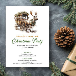 Modern Earthy Colors Christmas Deer Celebration Kaart