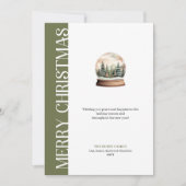 Modern Earthy Colors Holiday Card Digital File Feestdagenkaart (Voorkant)