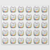 Modern Easter Eggs Beautiful Collection Cadeaupapier (Vlak)