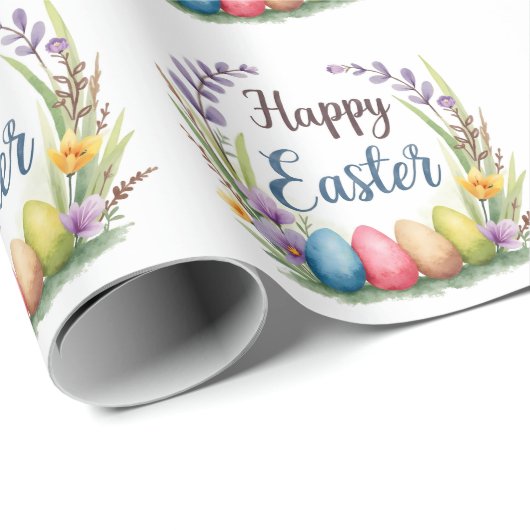 Modern Easter Eggs Beautiful Collection Cadeaupapier (Rol Hoek)