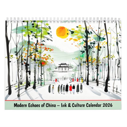 Modern Echoes of China – Ink & Culture Calendar 20 Kalender (Hoes)