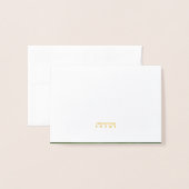 Modern ECHT FOLIE script RSVP Gold Folie Kaarten (Met envelop)