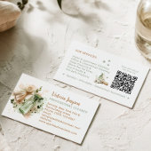Modern Eco Cleaner Housekeeping QR Code Minimal Visitekaartje