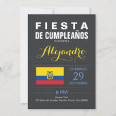 Modern: Ecuador Republiek Partij Kaart (Voorkant)