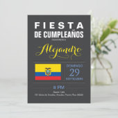 Modern: Ecuador Republiek Partij Kaart (Staand voorkant)