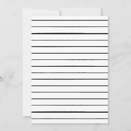 Modern Edge White 2 Photo Afstuderen Aankondiging (Achterkant)