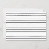 Modern Edge White Photo Afstuderen Aankondiging (Achterkant)