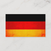 Modern Edgy Duitse vlag Visitekaartje (Achterkant)