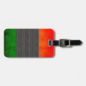 Modern Edgy Irish Flag Bagagelabel (Voorkant horizontaal)