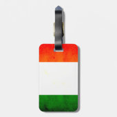 Modern Edgy Irish Flag Bagagelabel (Achterkant verticaal)