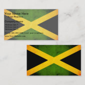 Modern Edgy Jamaican Flag Visitekaartje (Voorkant / Achterkant)